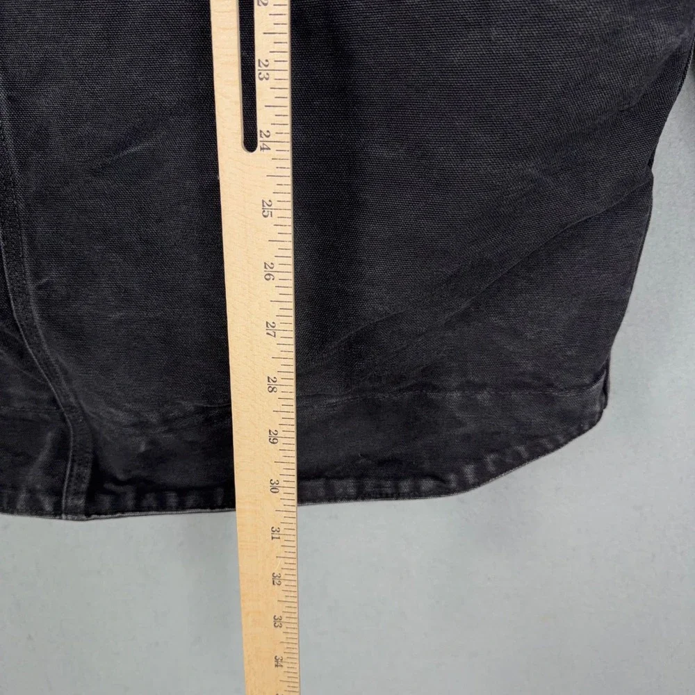 Carhartt Jacket Mens 2XL Tall Black Sandstone Detroit Sierra Workwear J141 Lined